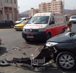 خلال 24 ساعة.. إصابتان بحادثي سير بغزة