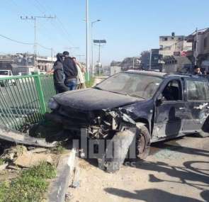 خمس إصابات بحوادث سير بغزة
